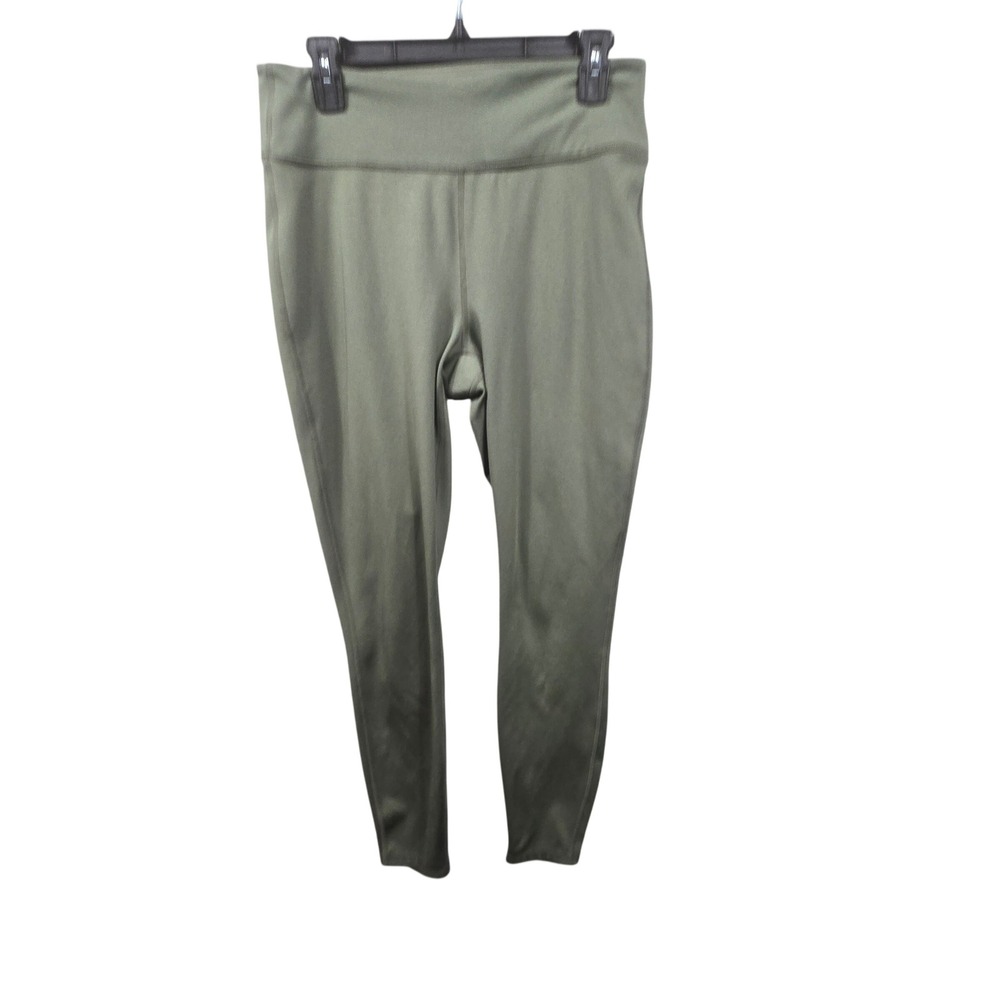Banana Republic High Rise Leggings Large Sage Green Olive Activewear Yoga‎ Pants